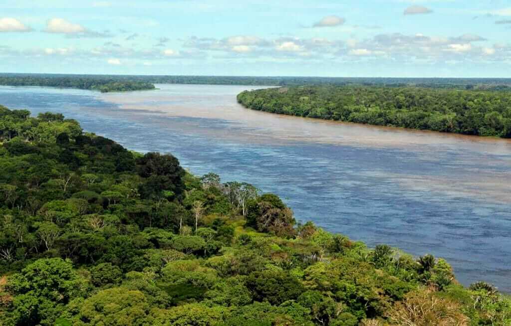Vista aerea de la Selva Amazonica