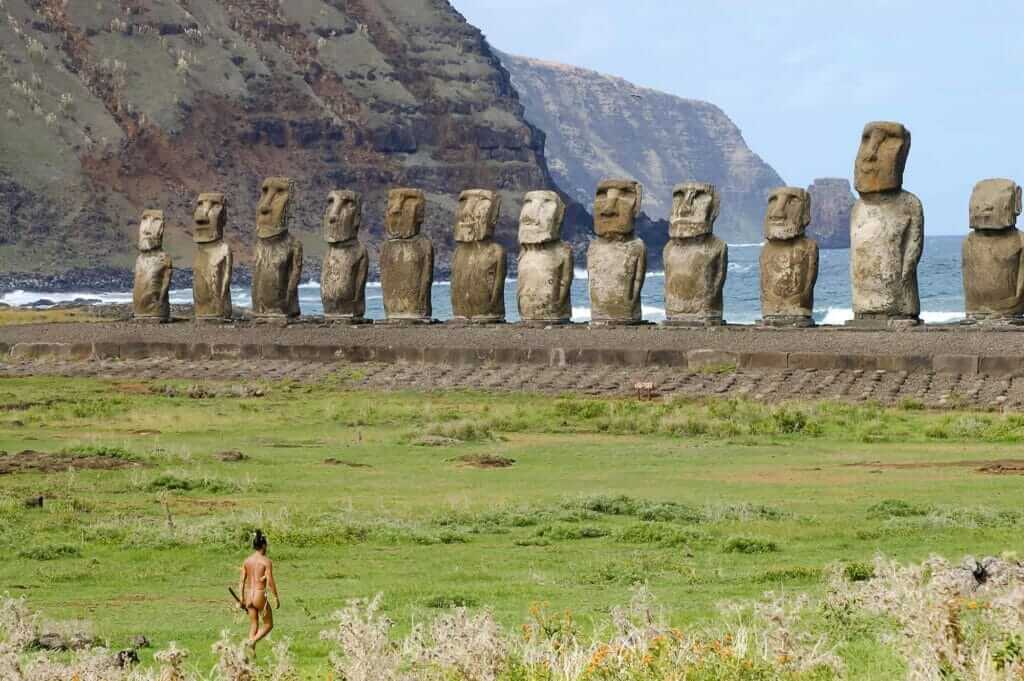 Ahu Tongariki en Isla de Pascua