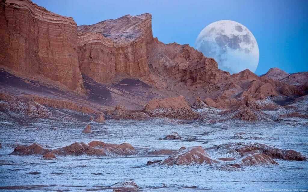 Lugares turisticos de Chile Valle de la Luna