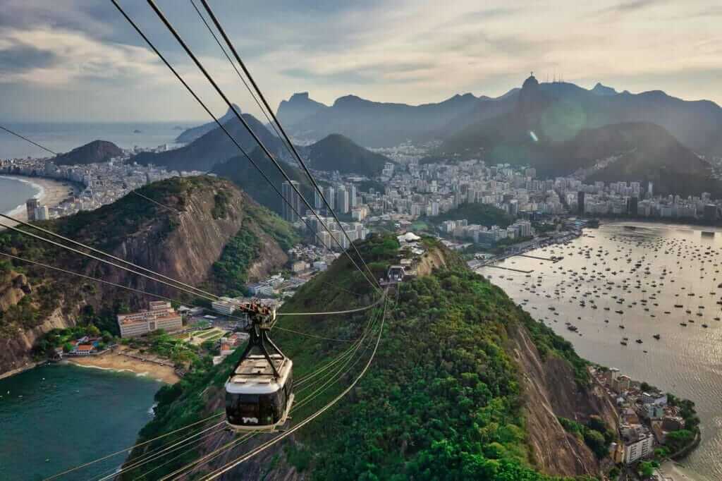 Vista aerea de Rio de Janeiro