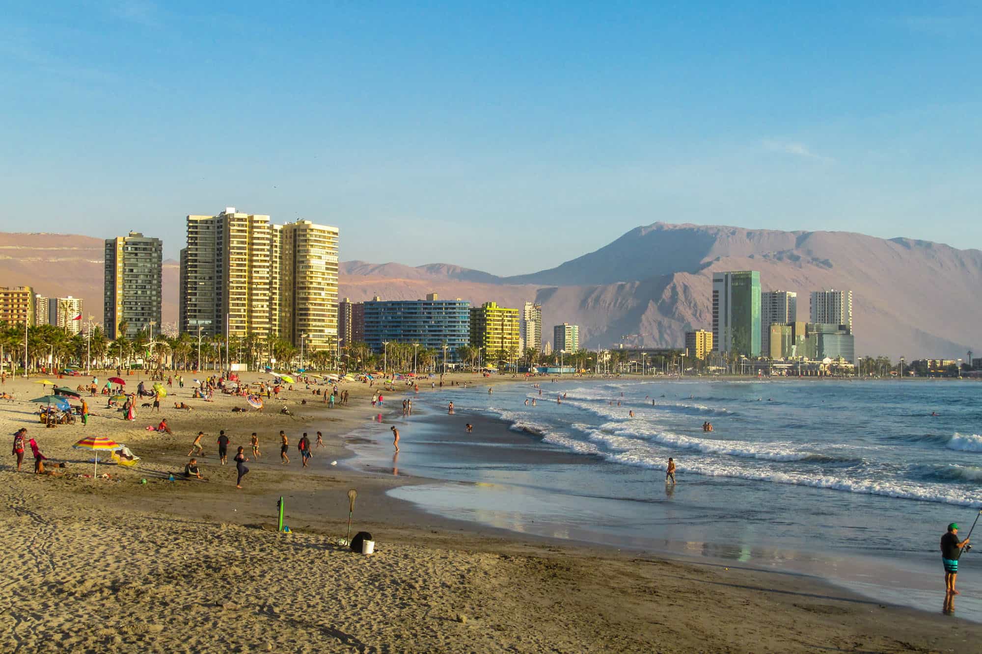 Playa Cavancha en Iquique