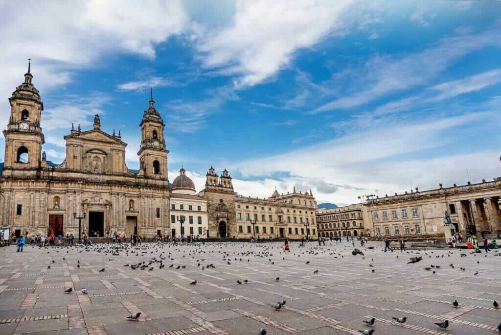 Plaza Bolivar en Bogota